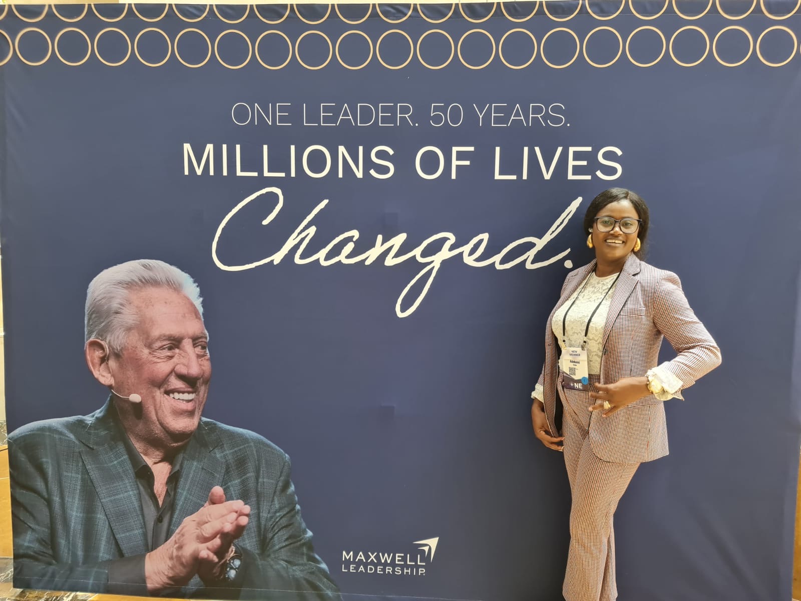 Kemi Areola at a Maxwell Leadership event